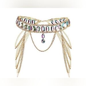 Elegant Gold and Multicolor Belt